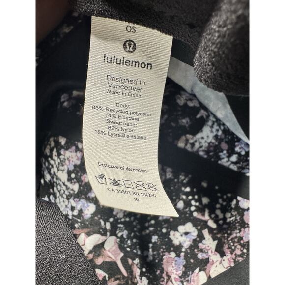 Lululemon Baller Hat Run Ponytail Floral Spritz Quick Dry Moisture Wicking - Picture 7 of 7